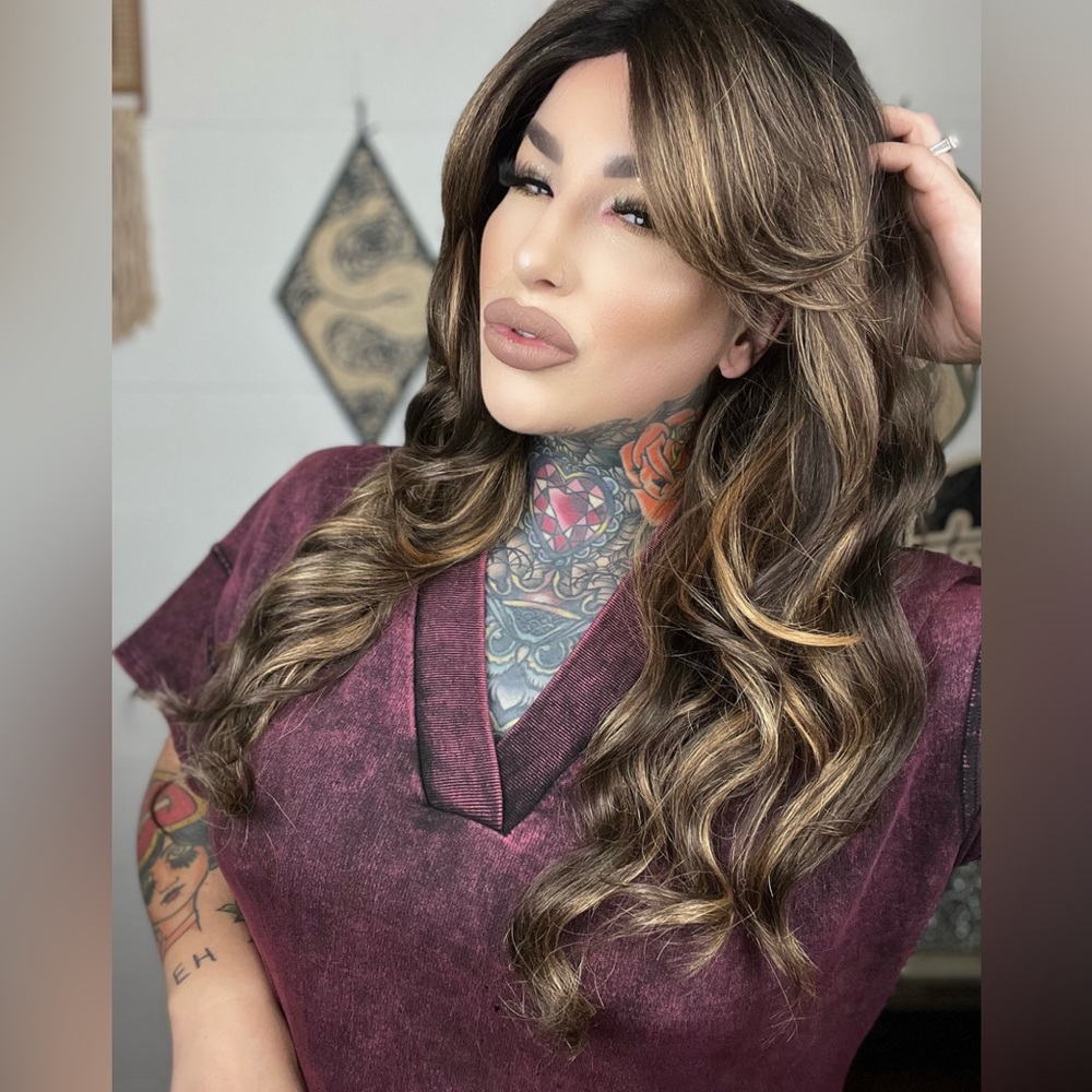 Rebel Gypsy -Beyond the Pine Luxurious Brown and Blonde Wig